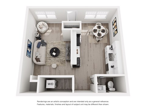 Floor plan for 2 beds, 1.5 baths, 926 sqft
